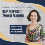 Kaip perprasti žmonių žaidimus - charakterių psichotipų kursas